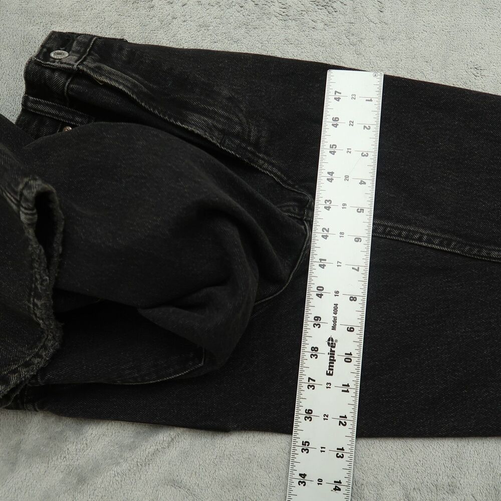 Abercrombie & Fitch Black Wide Leg Jeans - Picture 6 of 16